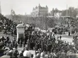 Хресна хода з Озерянською іконою Божої матері по вул. Катеринославській (нині Полтавський Шлях)