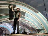 Реставраційні роботи в центральному вівтарі (червень 2023)