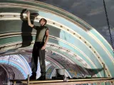 Реставраційні роботи в центральному вівтарі (червень 2023)