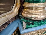 Реставрація іконостаса у Володимирському приділі Свято-Озерянського храму. Стан іконостаса до реставрації. Липень 2024 р.