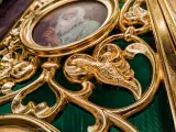 Реставрація іконостаса у Володимирському приділі Свято-Озерянського храму. Фото з вже позолоченими до початку війни фрагментами. Липень 2024 р.