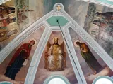 Розпис апсиди у Всіхсвятському приділі після реставрації. Липень 2022 року.