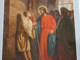 Розпис Всіхсвятського приділа після реставрації. Ікона «Зцілення сліпого». Липень 2022 року.