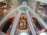 Розпис апсиди у Всіхсвятському приділі після реставрації. Липень 2022 року.