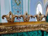 Иконостас Всехсвятского придела до реставрации.