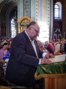 Игорь Алексеенко, певчий малого хора Свято-Озерянского храма