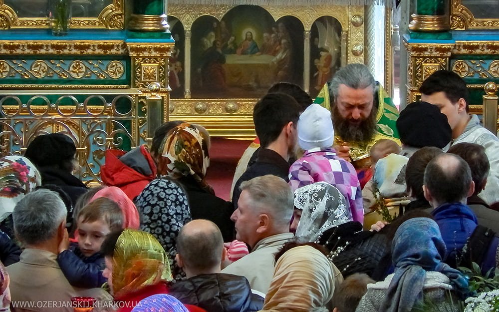 Свято-Озерянский храм. Вход Господень в Иерусалим, Божественная Литургия. 21 апреля 2019 г.