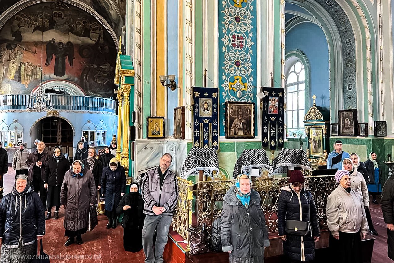 Свято-Озерянский храм, Похвала Пресвятой Богородицы (Суббота Акафиста); 9 апреля 2022 г. Божественная Литургия.