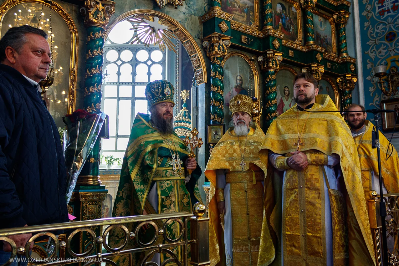 Свято-Озерянский храм, преподобных Спиридона и Никодима Печерских; 13 ноября 2022 г. Поздравление настоятеля архимандрита Никодима (Сылко) 