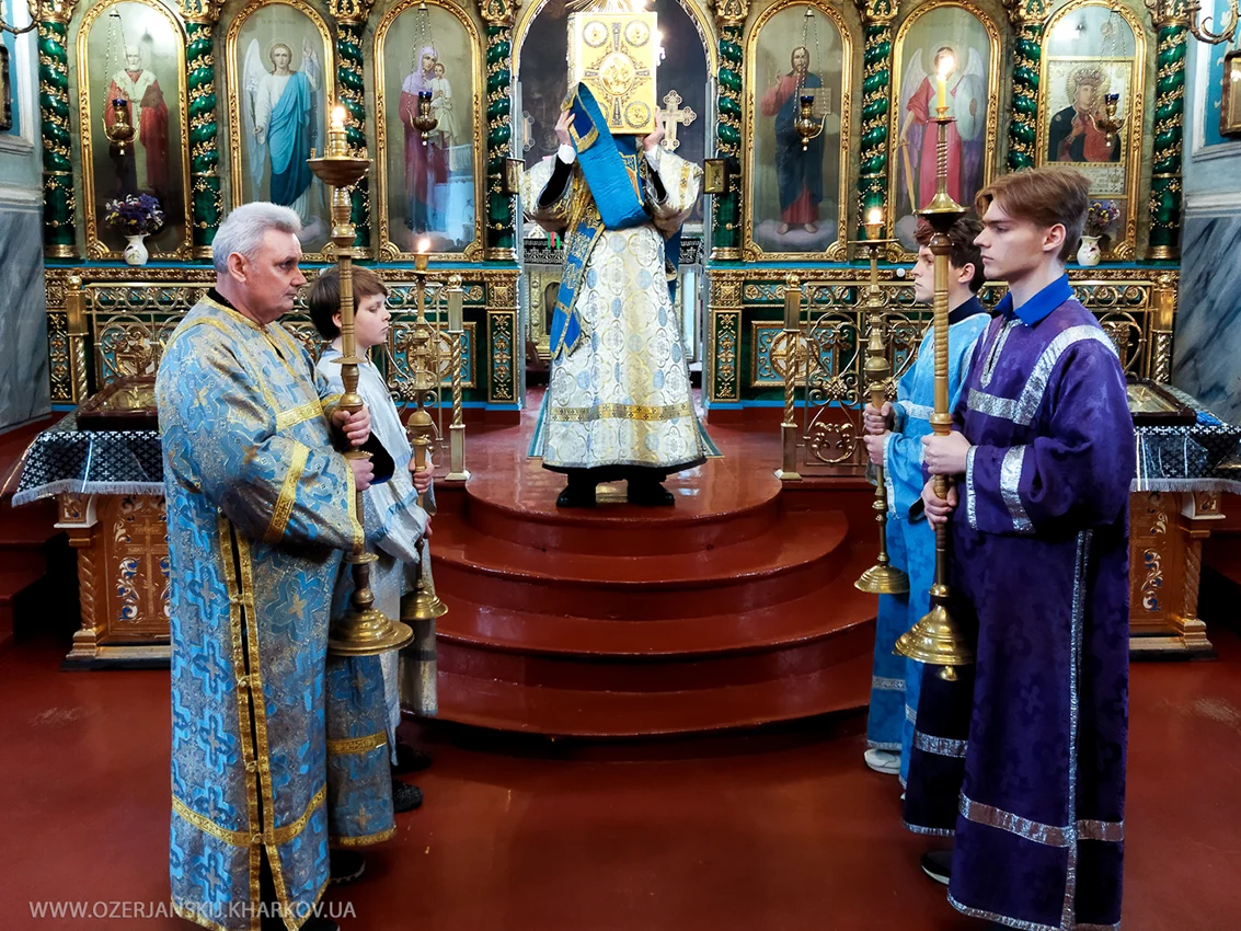 Свято-Озерянський храм, Вечірнє богослужіння напередодні Благовіщення. 6 квітня 2023 р. Свято-Озерянський храм, Вечірнє богослужіння напередодні Благовіщення. 6 квітня 2023 р.