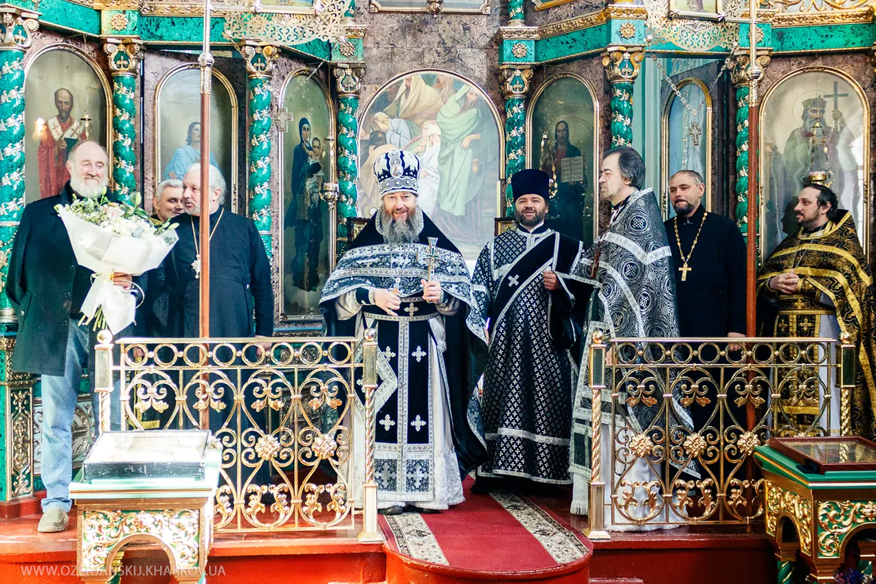 Свято-Озерянський храм, середа першого тижня Великого посту; 20 березня 2024 р. Привітання з ювілеєм ігумена Варсонофія (Калініна)