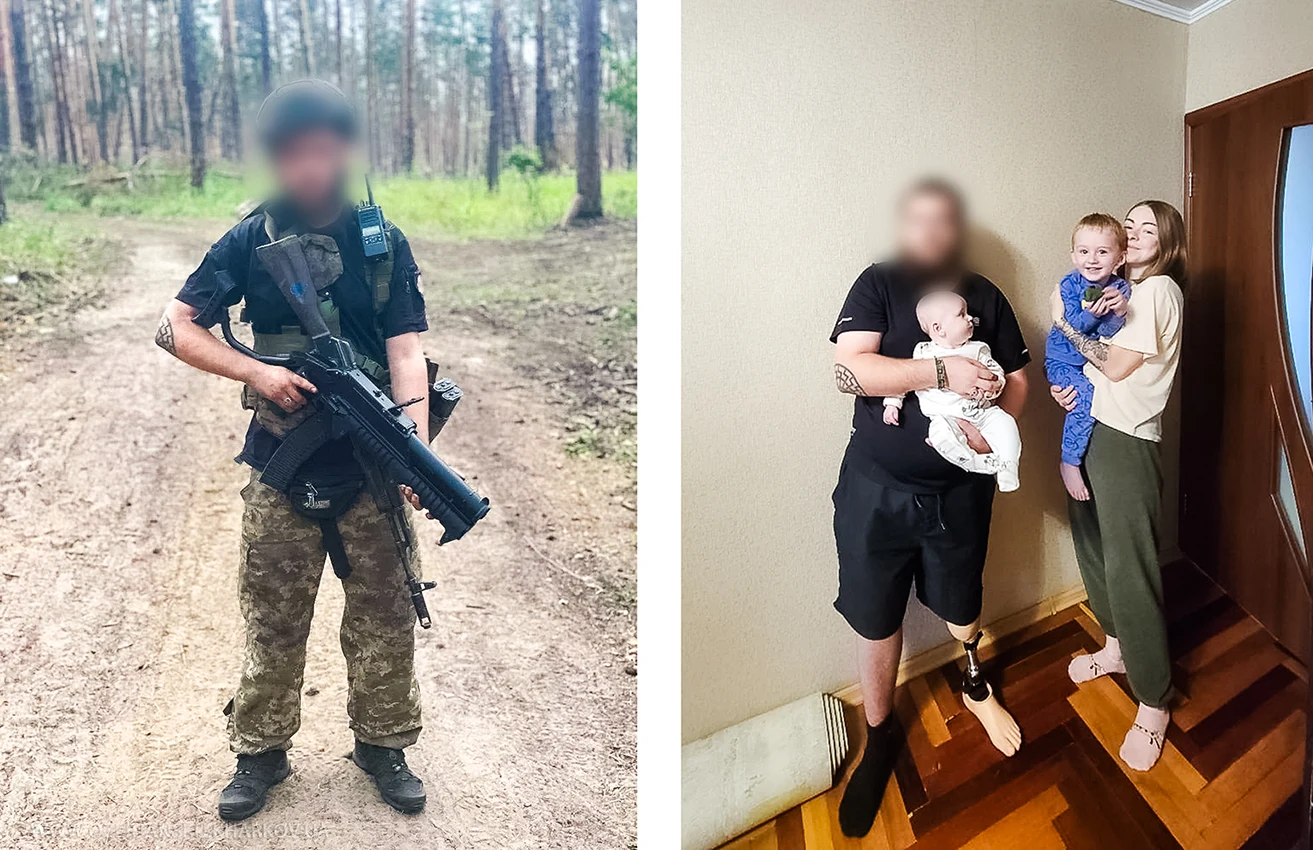 Воїн Ігор на службі та дома із сім’єю Воїн Ігор на службі та дома із сім’єю